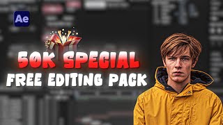 50K Subscriber Special Editing Pack 😍 | #aftereffect