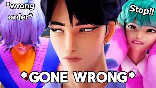 SAJA BOYS go to a RESTAURANT... (voiceover skit) K-Pop Demon Hunters