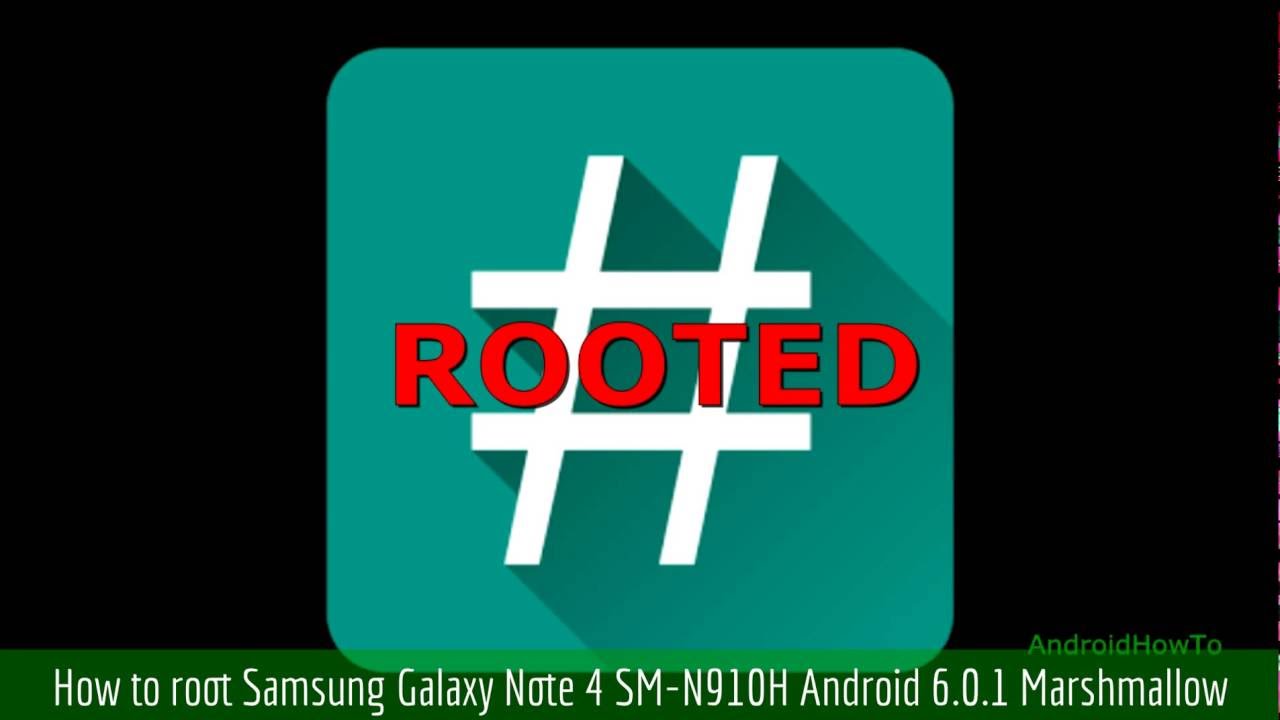 root android 6.0.1 note 4 on mac