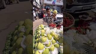 Amazing Guava Cutting Skill with Masala - Indian Street Food