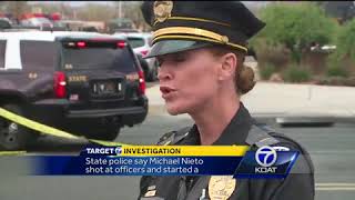 Mother of suspect in police standoff: "I just told them not to shoot my son"