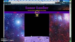 CS II Lunar Lander More on Target with Javascript Profile