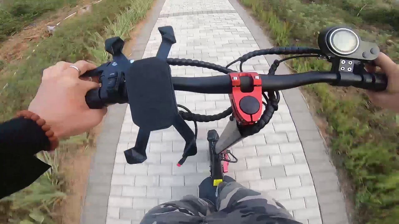 EcoRider E4-9 Electric Scooter Outdoor Riding & Night Riding Test