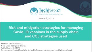 Risk and mitigation strategies for managing COVID19 vaccines in the supply chain and CCE strategies