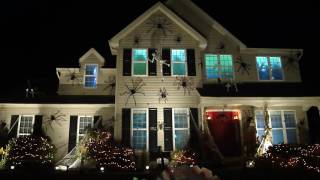 our haunted halloween house with spiders skeletons atmosfearfx atmosfx digital decorations rafs 2016
