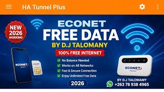 Econet Free data 💯💯 Ha Tunnel Plus Settings 2026 