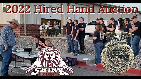 2022 Swink FFA Hired Hand Auction Fetches High Bid...