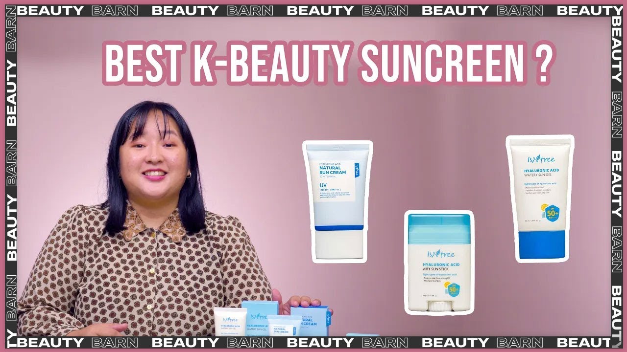 Best KBeauty Sunscreens Isntree Hyaluronic Acid Sunscreens Beauty