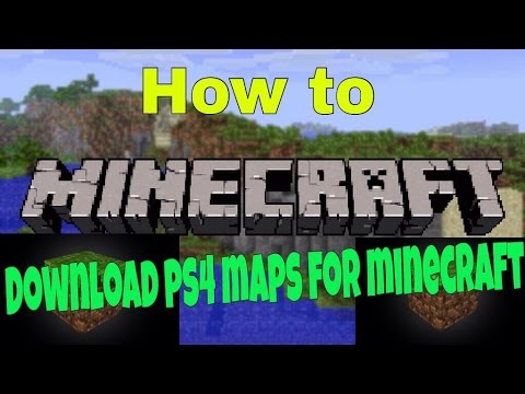 how to download minecraft maps on ps4