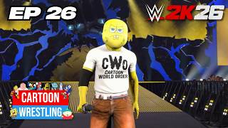 SPONGEBOB CALLS OUT CARTMAN!!! WWE2K26 Cartoon Wrestling