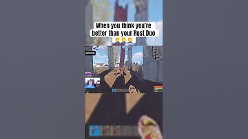 When you think you’re better than your Rust Duo🤦‍♂️#rustclips #rustpvp #rustconsole #rustgame #rust