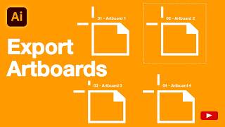 Export Artboard as Separate Files in Illustrator
