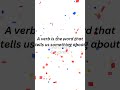what is verb? #english #grammar #verbs #shorts #learnenglish