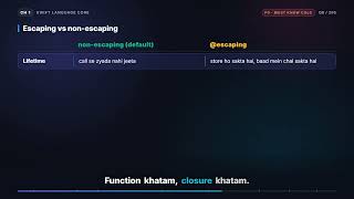 What are closures, and explain capture semantics (Hindi) | iOS Interview Hinglish Q9