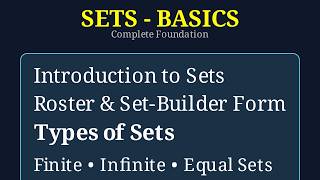 Basics of Sets in Mathematics | Introduction, Types of Sets, Subset, Power Set