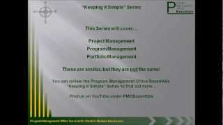 PMO Essentials Overview