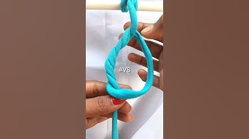 how to tie Barrel Knot | @VoiceofVanitha macrame knots | macrame barrel knot #shorts #youtubeshorts