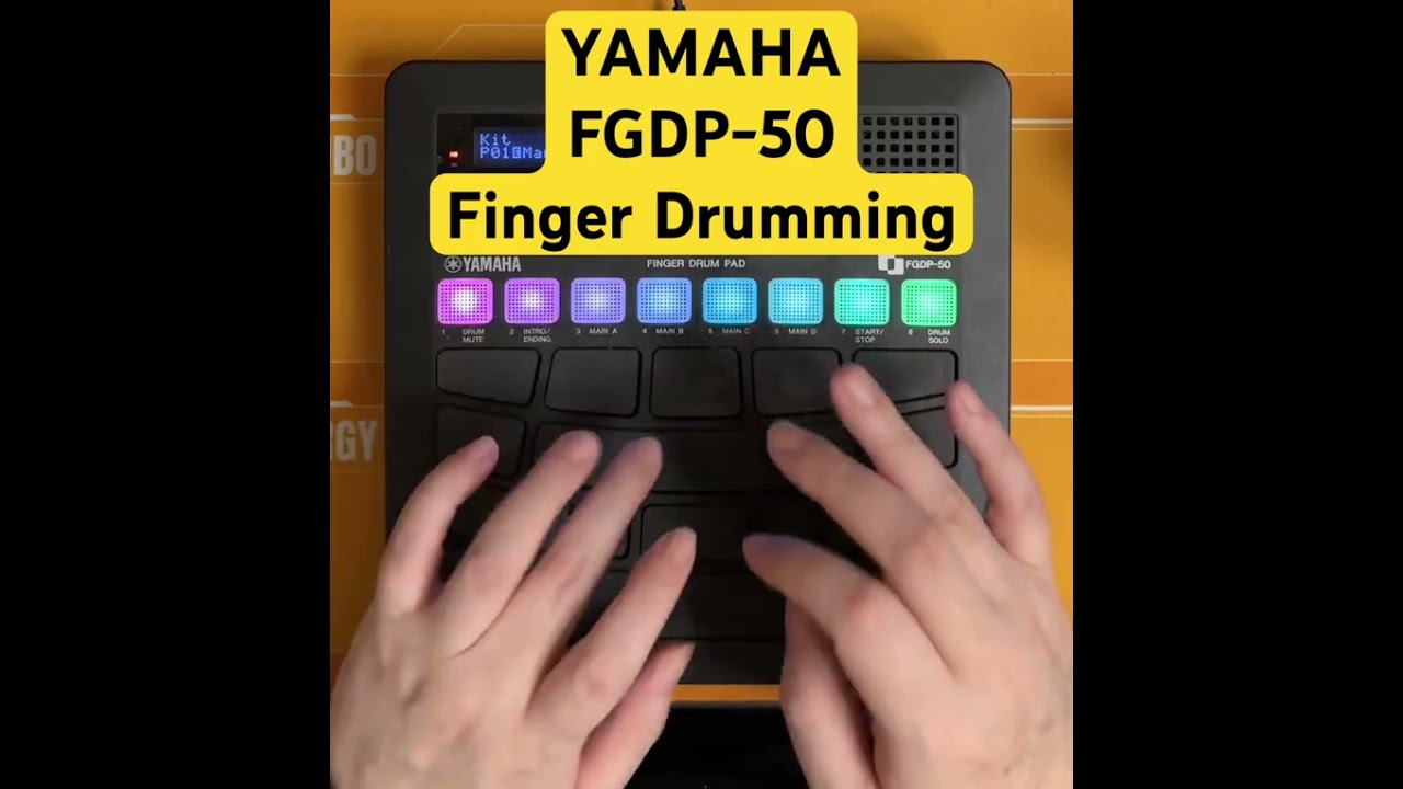 1日1フレーズその561 BPM154 YAMAHA FGDP-50 フィンガードラム