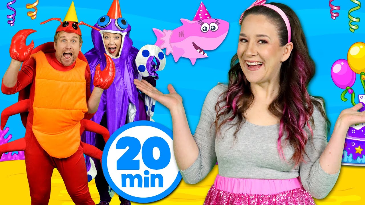 Baby Shark Birthday Party - and More Kids Songs