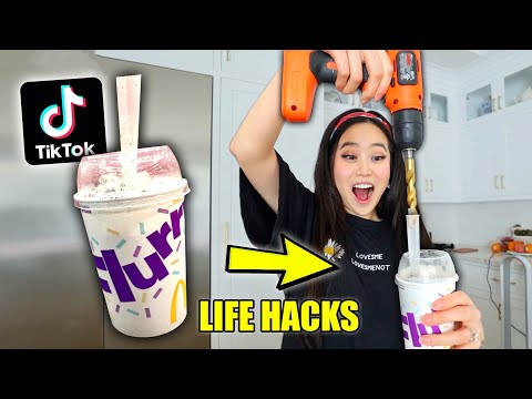 We TESTED Viral TikTok Life Hacks to see if they work *SHOCKING* - 동영상