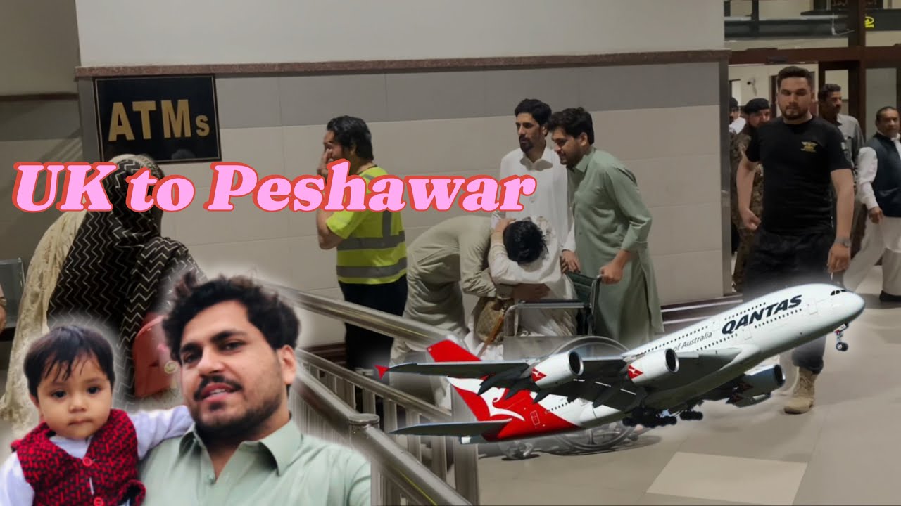 Hum Airport Ghai Dadi Ko Receive Karnai ️/UK To Peshawar / #trending # ...