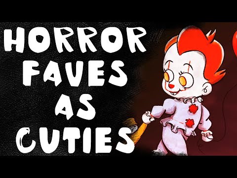 Turning Horror Villains Into Cuties | Speed Paint