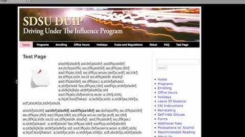 Wordpress - How To Re-Order Page Links in The Wordpress Top Nav Bar & Create Links in Sidebar