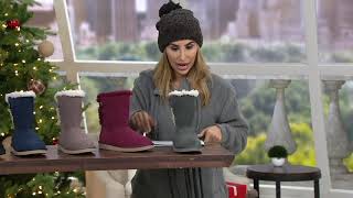 Koolaburra by UGG Choice of Short or Mini Suede Button Boots on QVC