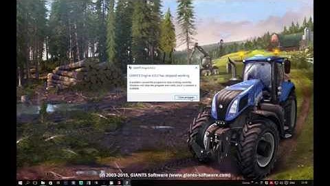 Strange FS15 Error!!