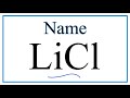 Lithium and Chlorine Compounds