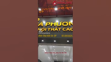 #1 Biển Quảng Cáo Hải Phòng - Thi công & bàn giao biển chữ vàng đèn chìm tại Hải Phòng #bienquangcao