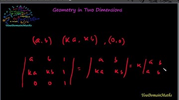 Condition of Collinearity of Three Points