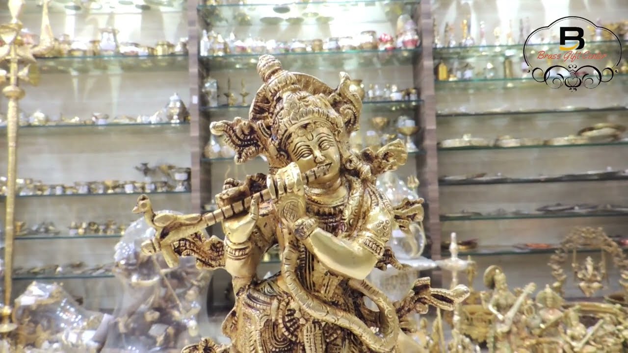 Brass Krishna Ji Statue (BS428) || Janmastami Special || Krishan ji Idol || कृष्ण जी की मूर्ति