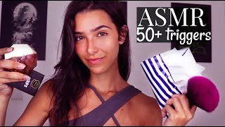 ASMR 50 triggers in 15 minutes 💥(Low light)