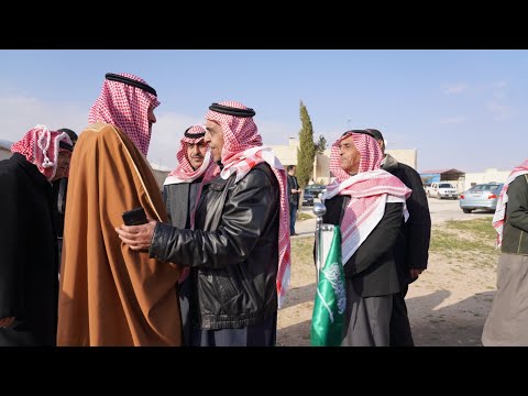 السفير السعودي نايف بن بندر السديري في مضارب بني صخر الشيخ ماجد علي حديثة الخريشا