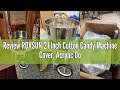 Review ROVSUN 21 Inch Cotton Candy Machine Cover, Acrylic Dome Bubble Shield for Commercial Candy Fl