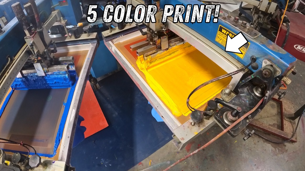 Beautiful 5 Color Print For A Community College! - YouTube