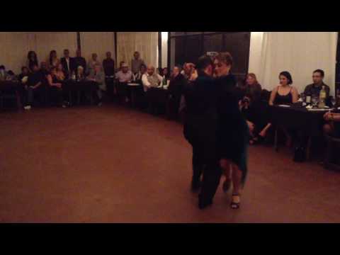 Katherine Laitón y Julio Cesar Montoya, bailan en Milonga LA TANDA(1/2), inauguración 28/05/2016