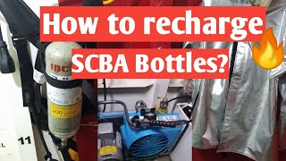 How to recharge SCBA bottles onboard Ship