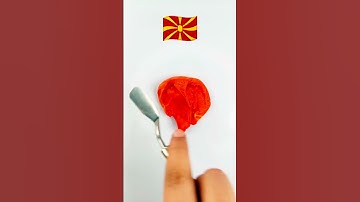 What color do mixing these make? #asmrsounds #oddlysatisfying #shorts #guesstheflag #clay #trending