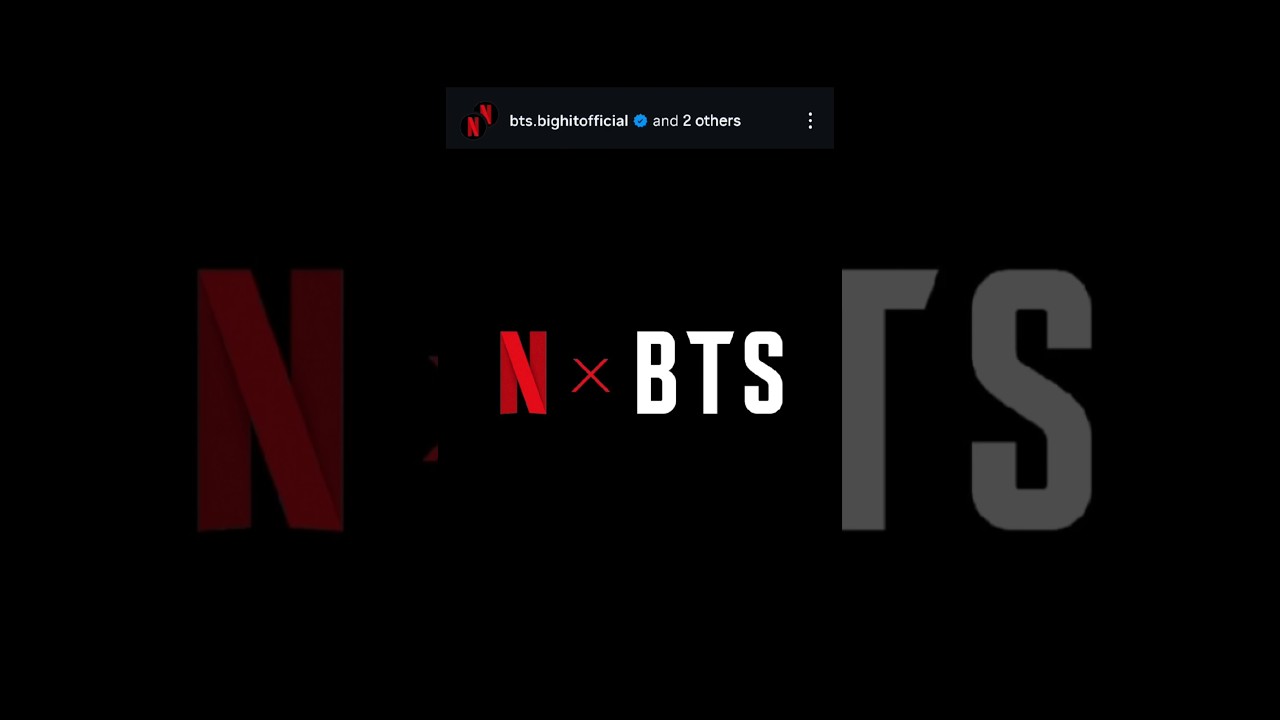 Netflix X BTS. Это было прямо перед нами. Большая камера Netflix 😭