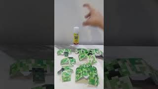 Minecraft papercraft creeper Minecraft papercraft creeper