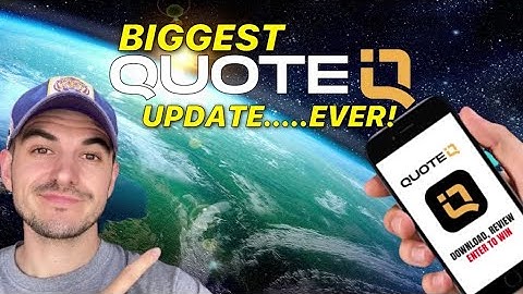 Biggest QuoteIQ Update Yet! (WalkThrough)