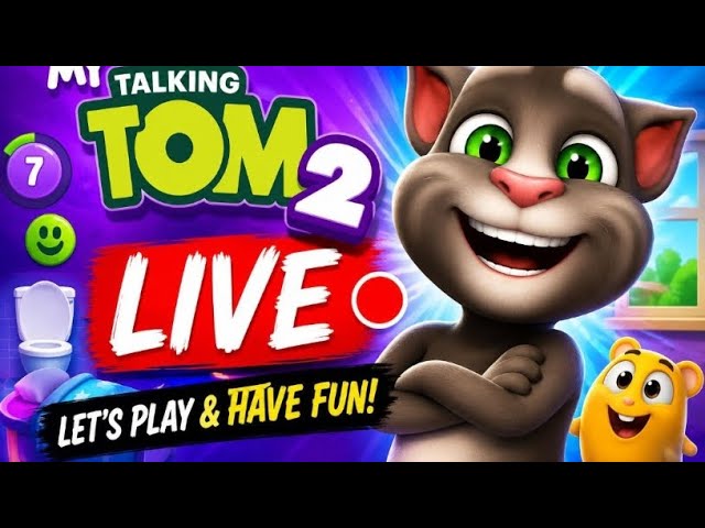 TALKING TOM CAT LIVE 😆 | Funny Moments & Masti 😂 | #ShortFeed #TalkingTom