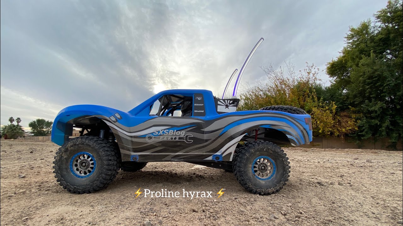 Traxxas UDR Proline hyrax test and suspension tuning. YouTube