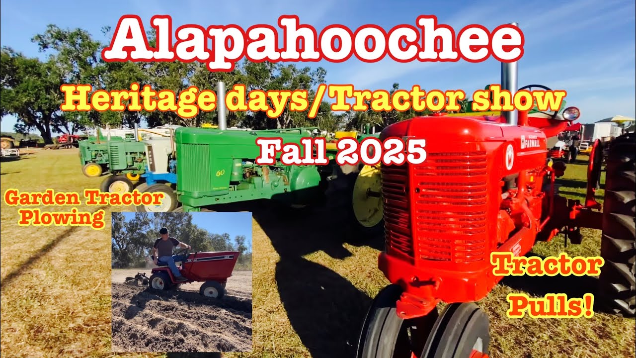 Осенняя выставка тракторов и дни наследия в Алапахучи 2025