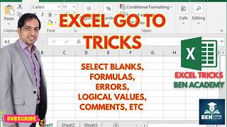 Master the Go To Menu in Excel (Ctrl + G) – Find Cells, Blanks &amp; Formulas Instantly