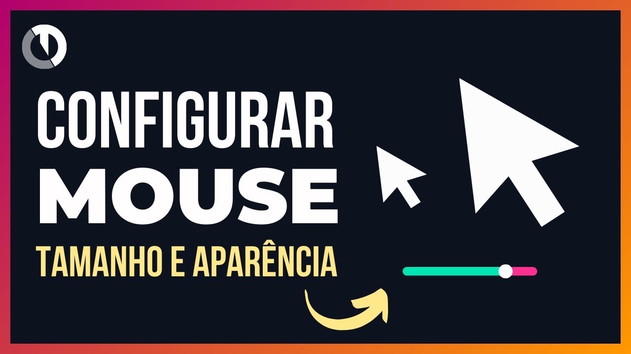 Como aumentar o tamanho do cursor do Mouse de modo fácil - YouTube