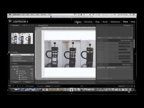 Lightroom Tutorial - Making a Triptic