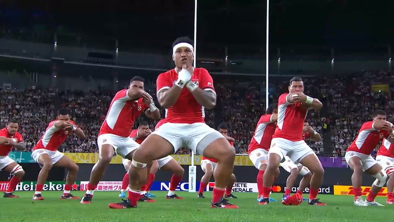 Tonga perform fierce Sipi tau at Rugby World Cup 2019 YouTube